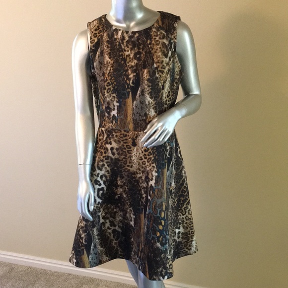 Jennifer Lopez Animal Leopard Fit & Flare … - Picture 11 of 14